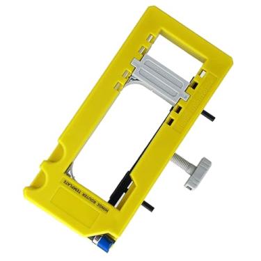 Imagem de RiToEasysports Gabarito de Dobradiça de Porta, Modelo de Roteador de Plástico para Dobradiças de 3 a 5 pol. Com Espaço de Armazenamento, Colar de Parada de Comprimento para Encaixe Preciso Em Portas