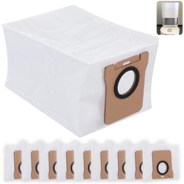 Imagem de 10 sacos de pó a vácuo para aspirador de pó de robô, grande capacidade de 2,5 L, compatível com S10, W10S, X10 Pro