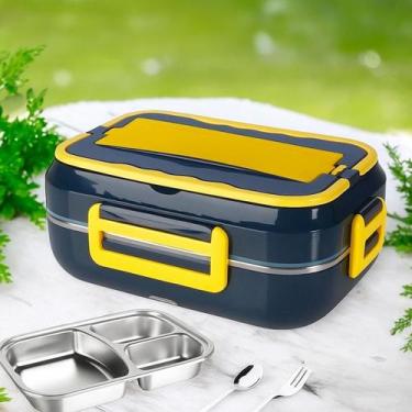 Imagem de Marmita Elétrica 1.5L Inox Alimentos Aquecedor - Relet