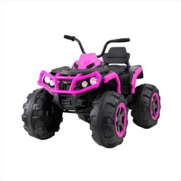 Imagem de Quadriciclo Elétrico 24V Infantil Rodas Eva Banco Couro Led - Bang Toy