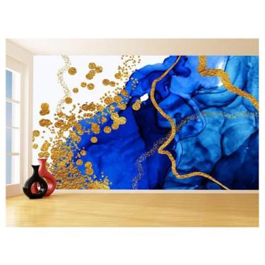 Imagem de Papel De Parede 3D Estilo Marmore Tintas Cores 3,5M Mbr122 - Você Deco