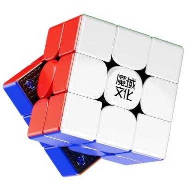 Imagem de Moyu Weilong V11 SE 2025 Ball-core UV Coated Speed Cube 3x3 Stickerless Puzzle Cube Professional MagLev Magnetic Master Cube(Maglev Ball Core Black Internal Version)