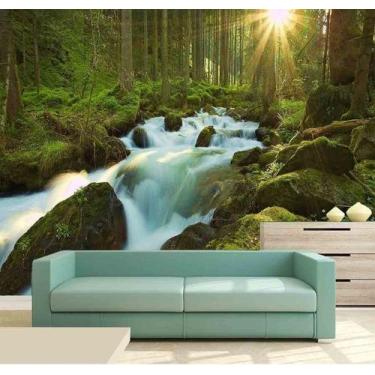 Imagem de Papel de Parede - Painel Fotográfico Cachoeira 3D 2M² na 079 - Voce De