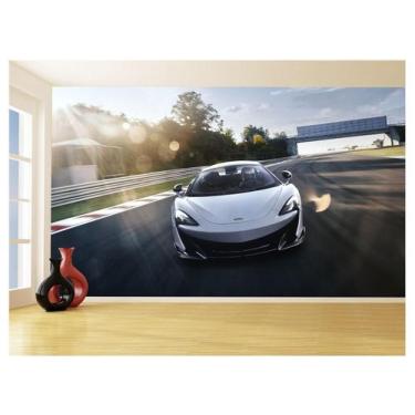 Imagem de Papel De Parede 3D Carro Mc Laren Pista Super 3,5M Car260 - Você Decor