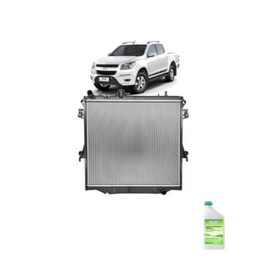 Imagem de Kit Radiador GM S10 2.4 12/16 Flex C/Ar + Aditivo Radiador Verde MWM Mparts