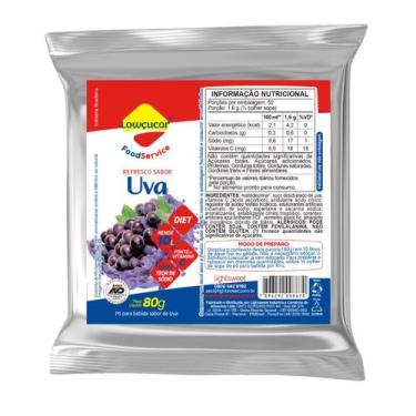 Imagem de Refresco Magro Sabor Uva Zero Açúcares Refil 80g - Lowcuçar Food Servi