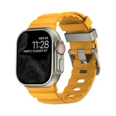 Imagem de Pulseira De Silicone Macio De Titânio Para Apple Watch Ultra 2 1 10 9 