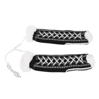 Imagem de SUNGOOYUE Meias Aquecidas, Forro de lã Ultramacio Com Fio de Aquecimento de Fibra, Aquecedor Elétrico de Pés USB para Uso Interno e Externo Em Clima Frio de 104 a 122 ℉ para Homens e Mulheres (#11)