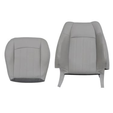 Imagem de DBEIXIWEI Capa de assento superior inferior do lado do motorista dianteira esquerda macia e respirável adequada para Chrysler 300C 2005-2010 peça interior de carro