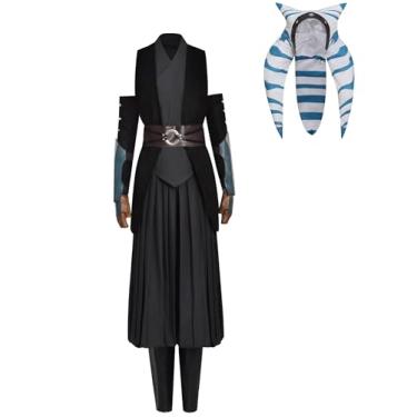 Imagem de Masfrida Fantasia Tano Adulto Cospaly Traje Feminino SW Rebels com Headpiece Halloween Deluxe Fullset (G)