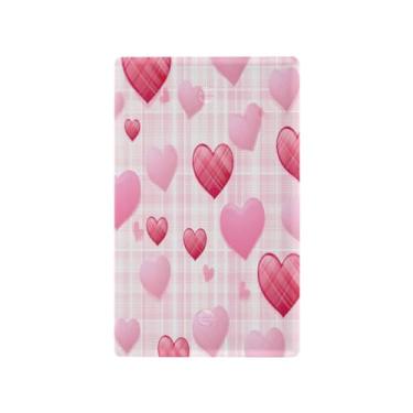 Imagem de Wassud Placa de cobertura de interruptor de luz em forma de coração doce, capas de tomadas duplex, placa de parede, decoração de casa, sala de estar, quarto, decoração