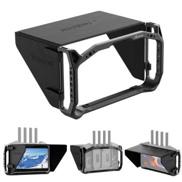 Imagem de Accsoon CineView M7/M7 Pro 17.8 cm Camera Field Monitor Cage and Hood Sunshade 2 em 1 para CineView M7 Pro Wireless Video Transmitter Receiver Monitor, 1 peça