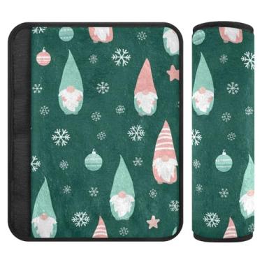 Imagem de Burbuja Capa para cinto de segurança de carro Gnomos, protetor de cinto de segurança macio confortável para alça de ombro de assento, 1 par pequeno