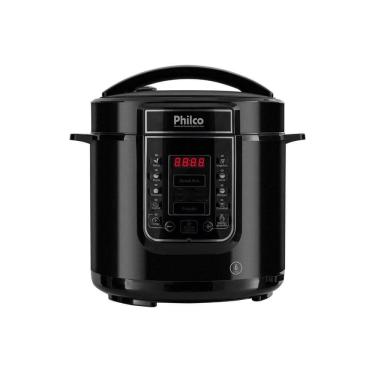 Imagem de Panela de Pressão Digital Inox Philco PPP01P 6L Preto 220V