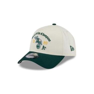 Imagem de BONE NEW ERA 9FORTY A-FRAME OAKLAND ATHLETICS MLB BRANCO-Masculino