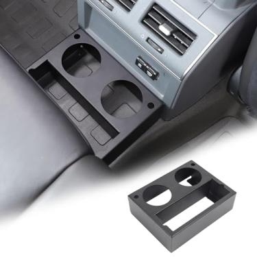 Imagem de Tumukiw Suporte de copo traseiro montado no console de chão, compatível com INEOS Grenadier 2020-2025, suporte de copo extra duplo de liga de alumínio, bandeja organizadora acessórios internos