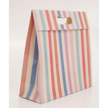 Imagem de Embalagem Presente Sacola Estampada Marisa -97081, UN, Rosa