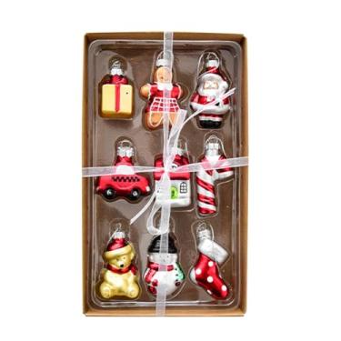 Imagem de Nishiyuenyi Enfeites de Natal, Decoração Natalina Criativa, Pingentes Charmosos, Decorações para Pendurar Na Árvore de Natal, Jardim, Ano, Aniversário, Hotel, Style B, Tamanho real