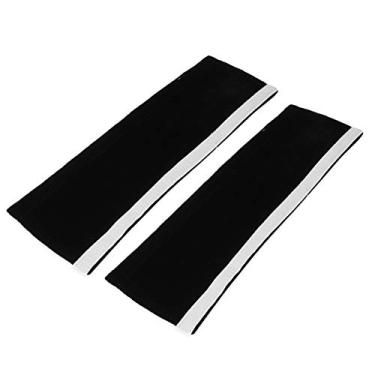 Imagem de GLOGLOW Capas de Luvas, 2 Pacotes, Protetor Antiderrapante de Pano Macio, 15,8 X 4,9 Polegadas, para Geladeira, Forno de Micro-ondas, Alça de Geladeira Nan (Preto)