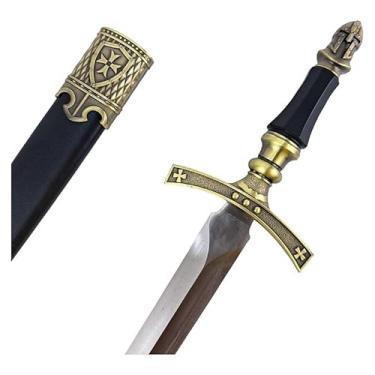 Imagem de Adaga do Cruzado Elmo do Cavaleiro Dourada
