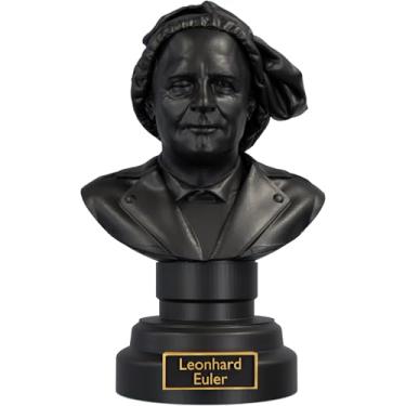Imagem de Estátua Busto Leonhard Euler (Cor Aurum Noctis)