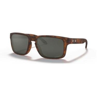 Imagem de Óculos de Sol Oakley Holbrook Brown Tortoise Prizm Black-Masculino