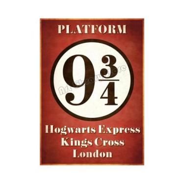 Imagem de Arte De Parede Para Quarto Infantil Pintura Em Tela Da Escola De Magia