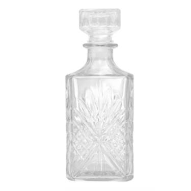 Imagem de Garrafa Decanter 900mL de Whisky de Vidro Retro Dublin Decoração Elegante