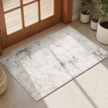 Imagem de GRANNY SAYS Tapete de entrada 5 x 7,5 cm, capacho vintage para entrada, tapete de área pequena antiderrapante, lavável, resistente a manchas e desbotamento, tapete para cozinha, tapete de fazenda para