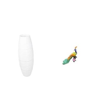 Imagem de Whtkoph Luminária de Chão com Cúpula, Escultura Decorativa, Estatueta, Gaiola Protetora para Lâmpada, Acessórios Modernos, Decoração para Quarto.