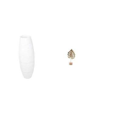 Imagem de Whtkoph Elegante Luminária de Chão com Cúpula Decorativa em Metal Esculpido, Ideal para Quartos, Hotéis E Decoração Criativa.