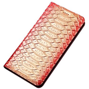 Imagem de FWYANZH Capa flip para iPhone 16E, capa de couro de vaca luxuosa carteira carteira leve luxuosa capa de proteção completa, rosa, 16E