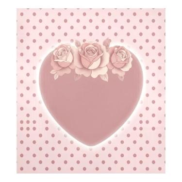 Imagem de Blueangle Capa magnética para lava-louças coração rosa dia dos namorados, decoração da capa frontal da máquina de lavar louça, adesivos de eletrodomésticos, adesivos de eletrodomésticos, 58 cm C x 66