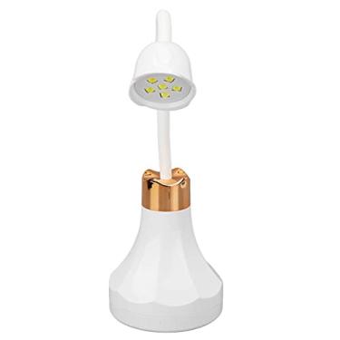 Imagem de Yinhing Lâmpada de Unha de Gel UV, Luz de Unha LED Recarregável de 18 W Com 6 Chips de Lâmpada de Fonte de Luz Dupla, Mangueira Ajustável para Fácil Armazenamento e Uso Portátil