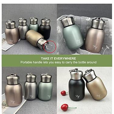 Imagem de Garrafa de água resistente a vazamentos portátil moderna Leve aço inoxidável para homens mulheres Lar Escritório Escola