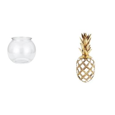 Imagem de Whtkoph Pequeno Vaso Transparente para Aquário, Ornamento de Mesa, Aquário para Escritório, Escultura em Resina, Figura Decorativa, Estátua Colorida, Cab