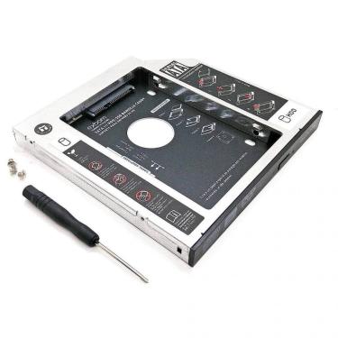 Imagem de Adaptador Caddy HD SSD 2,5 SATA Slim 12,7mm HDCA-S127 Exbom