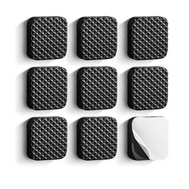 Imagem de Atlas - Protetor de Espuma de EVA Quadrado com Adesivo com Fita Dupla-face, Tamanho 3x3cm, Cartela com 9 Peças