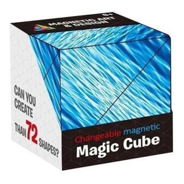 Imagem de Cubo Mágico Magnético Brinquedo 72 Formas Mutável Premium - MRE ELETRO