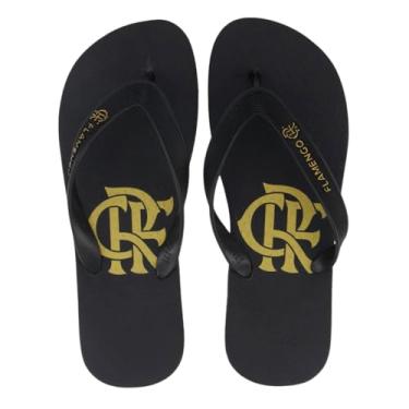 Imagem de Chinelo Flamengo Basic CRF Preto e Dourado