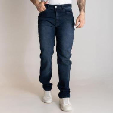 Imagem de Calça Ellus Jeans Slim Zetex Azul Escuro-Masculino