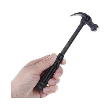 Imagem de Martelo Mini Com Cabo De Plástico Para Manutenção Doméstica Emergencia
