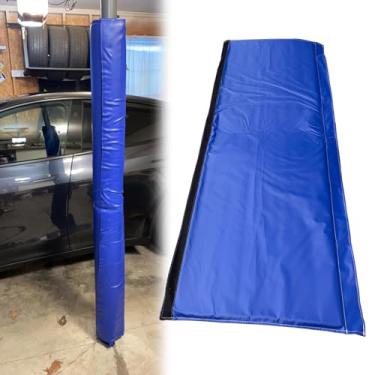 Imagem de Almofadas de mastro Gara vermelho verde azul - proteção de porta de veículo 6 a 10 m, acolchoamento de porão comercial e doméstico, almofada de impacto de coluna de cesta de basquete, equipamento de