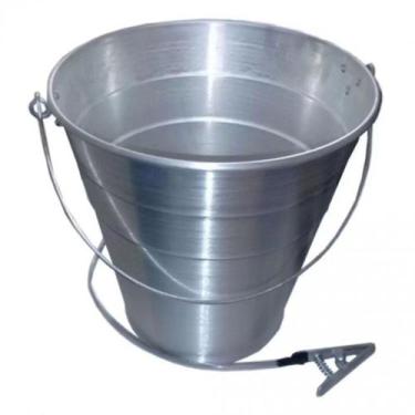 Imagem de Balde De Alumínio Com Ou Sem Cordoalha 18 Litros Com Alca - plastcor, 