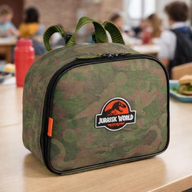 Imagem de Lancheira Térmica Escola Dinossauro Sestini Infantil Juvenil Jurassic 