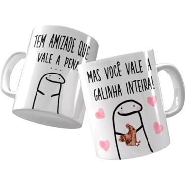 Imagem de Caneca Amiga frase Tem Amizade que vale a pena Personalizada Presente Meme