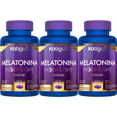 Imagem de Kit 3X Melatonina 210mcg - 120 Cápsulas - Katiguá-Masculino