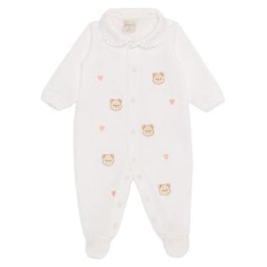 Imagem de Macacão Bebê Menina Manga Longa Ursinha Mini & Co-Feminino