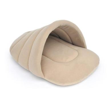 Imagem de Cama Pantufa para Cachorro e Gato Pet - Bichinho Chic, Creme, P
