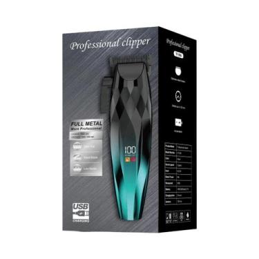 Imagem de Máquina De Cortar Cabelo Profissional Sem Fio Para Homens, Aparador El